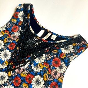 LC Lauren Conrad Floral Summer Tank Top